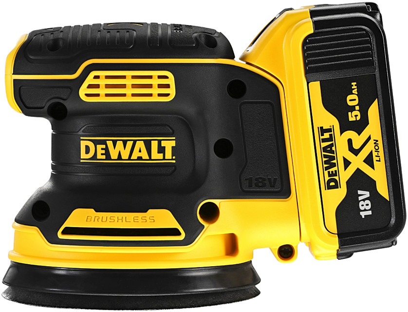 Aku excentrická bruska DeWALT DCW210 s 5,0 Ah