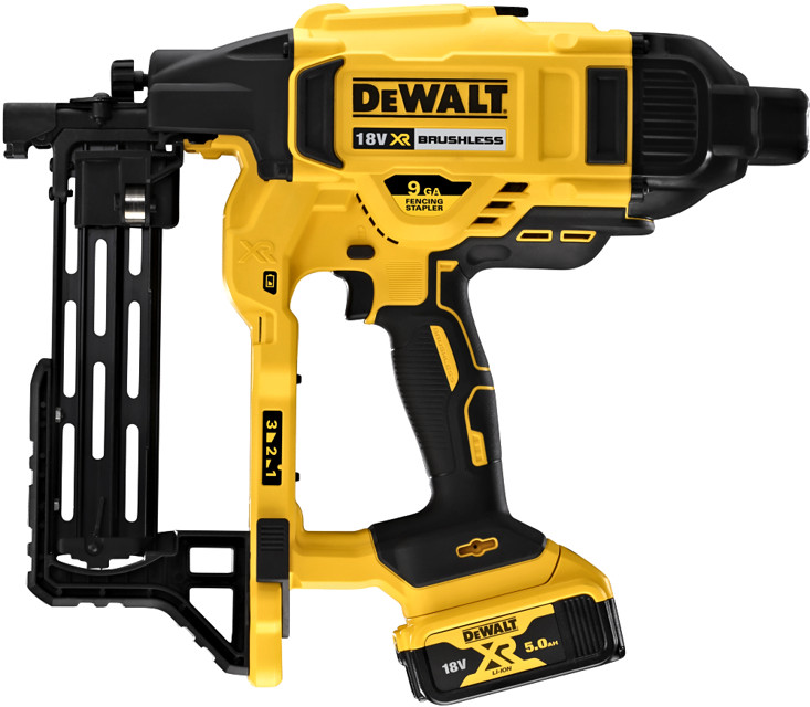 Aku sponkovačka DeWALT DCFS950 P2 s aku baterií 5,0 Ah